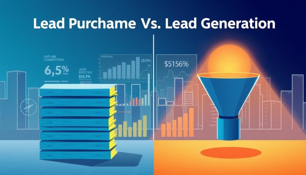 Comparaison stratégies leads rentabilité marketing