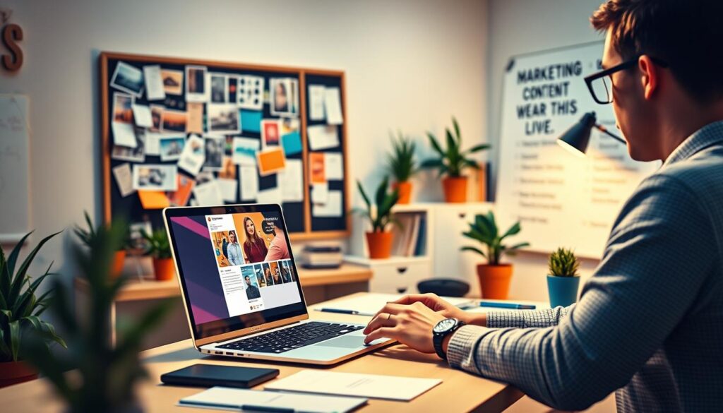 Création de contenus marketing